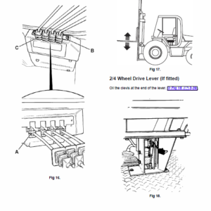 Jcb 926 930 940, B Rtfl Rough Terrain Fork Lift Service Manual