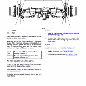 JCB Fastrac 4000 Series Tier 4 Service Manual