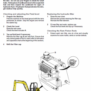 JCB 8052, 8060 Mini Excavator Service Manual