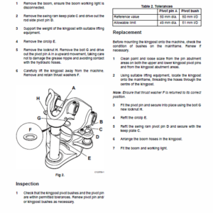 JCB 8014, 8016, 8018, 8020 Mini Excavator Service Manual