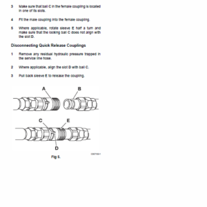 JCB 8061 Mini Excavator Service Manual