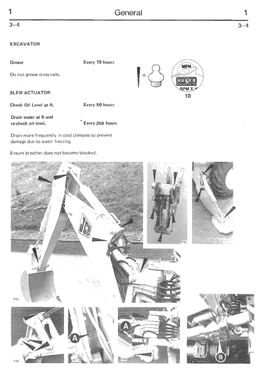 JCB 3CX, 4CX Backhoe Loader from Serial no 290000 Service Manual