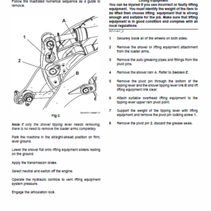 JCB 467 Wheeled Loader Shovel Service Manual