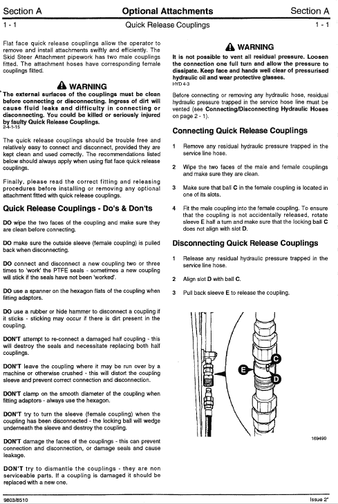 Jcb 185, 1105 Skidsteer Loader Robot Service Manual