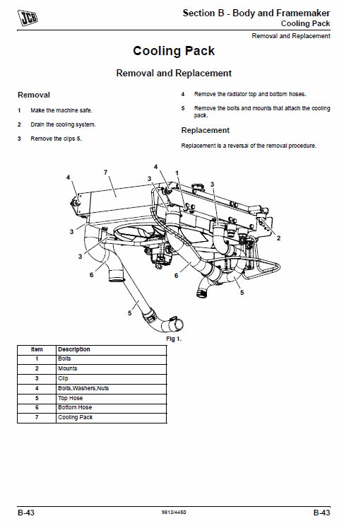 Jcb 135 (t3) Skid Steer Loader Robot Service Manual