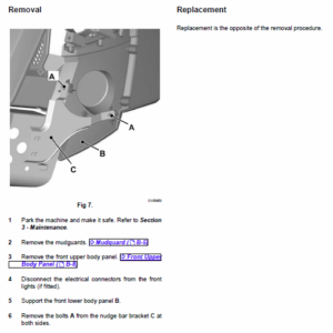 JCB 800D Workmax Utility Vehicle Service Manual