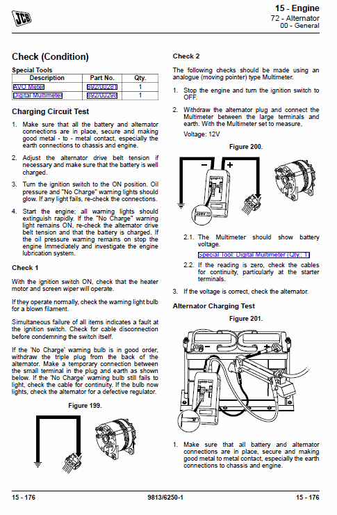 JCB 55Z-1, 57C-1 Mini Digger Excavator Service Manual