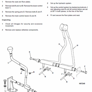 JCB 802, 802.4, 802 Super Mini Excavator Manual