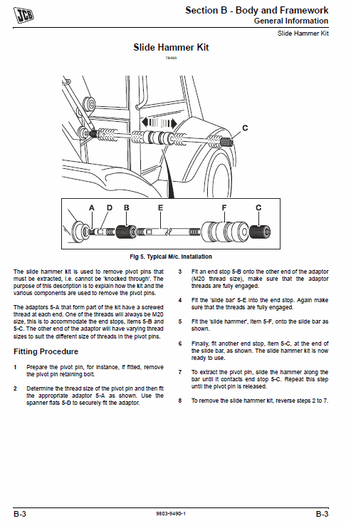 JCB 403 Wheeled Loader Service Manual