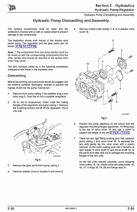 Jcb Js360 Tier 3 Auto Tracked Excavator Service Manual