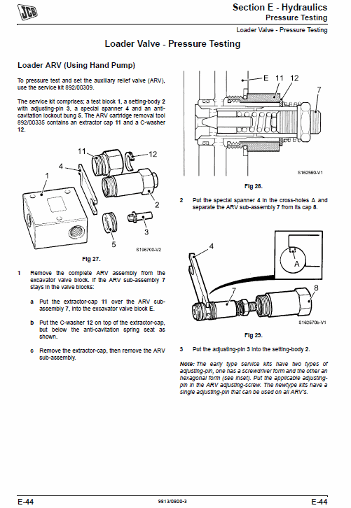 JCB 432ZX Wheeled Loader Shovel Service Manual