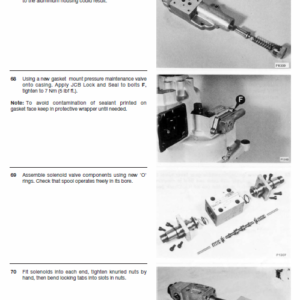JCB 406, 407, 408, 409 Wheeled Loader Shovel Service Manual