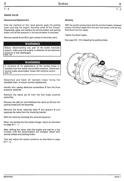JCB 435 Wheeled Loader Shovel Service Manual