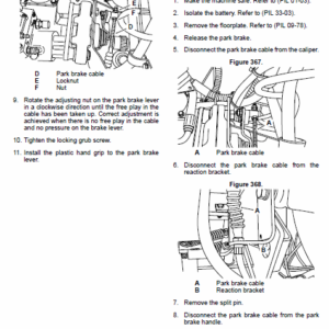 Jcb 10tft, 9tft Site Dumper Thwaites Service Manual
