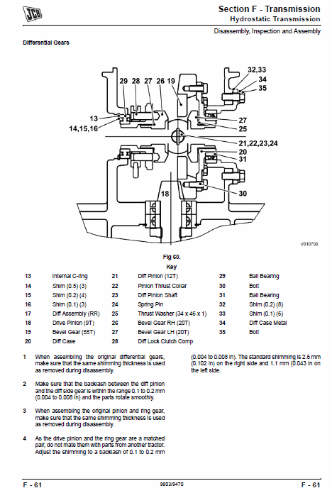 JCB 323, 327 HST Tractor Service Manual