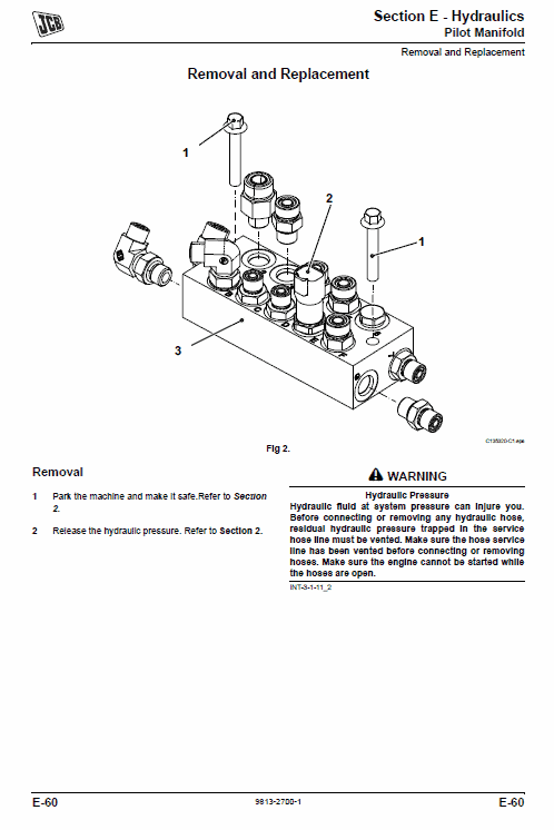 JCB 85Z-1, 86C-1 Midi Excavator Service Manual