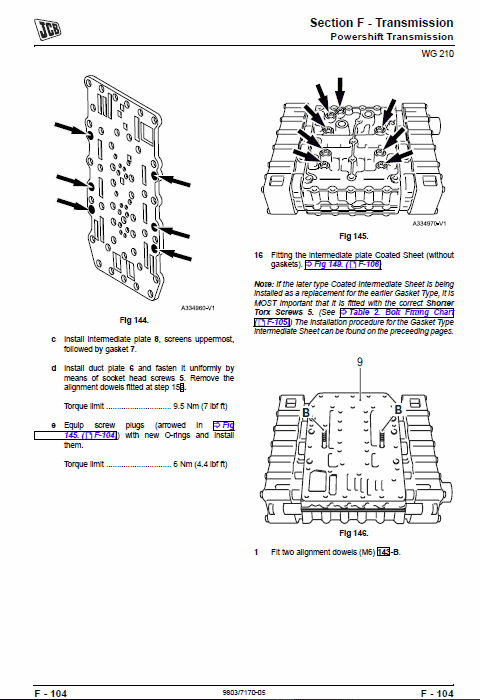 JCB 722 Articulated Dump Truck Service Manual