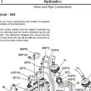 JCB 8027Z, 8032Z Mini Excavator Service Manual