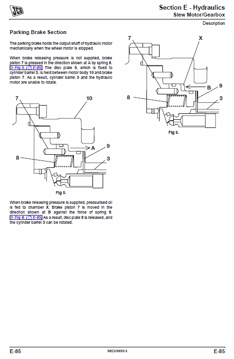 JCB 8055, 8065 Midi Excavator Service Manual