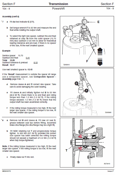 JCB 3CX, 4CX, 214, 215, 217 & Variants Backhoe Loader Service Manual