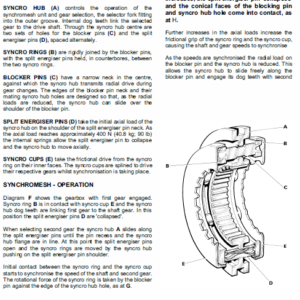 JCB 4DX Backhoe Loader Service Manual