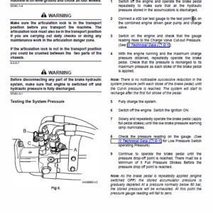 JCB 426, 435, 436, 446 Wheeled Loader Shovel Service Manual