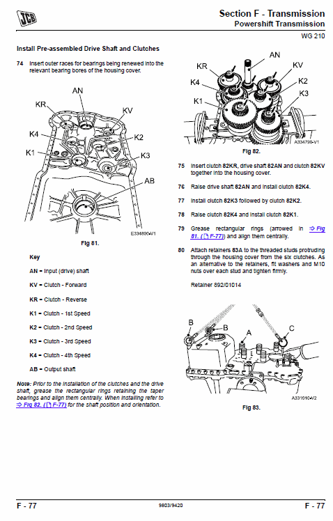 JCB 434S Wheeled Loader Shovel Service Manual