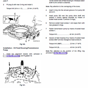 JCB 412S, 414S, 416S Wheeled Loader Shovel Service Manual