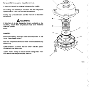 JCB 125, 135, 145, 150, 155, 185 Fastrac Service Manual