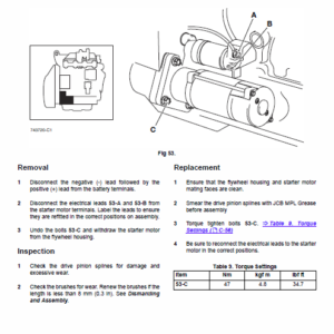 Jcb 926 930 940, B Rtfl Rough Terrain Fork Lift Service Manual