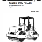 Jcb Vibromax 752c Tandum Drum Roller Service Manual
