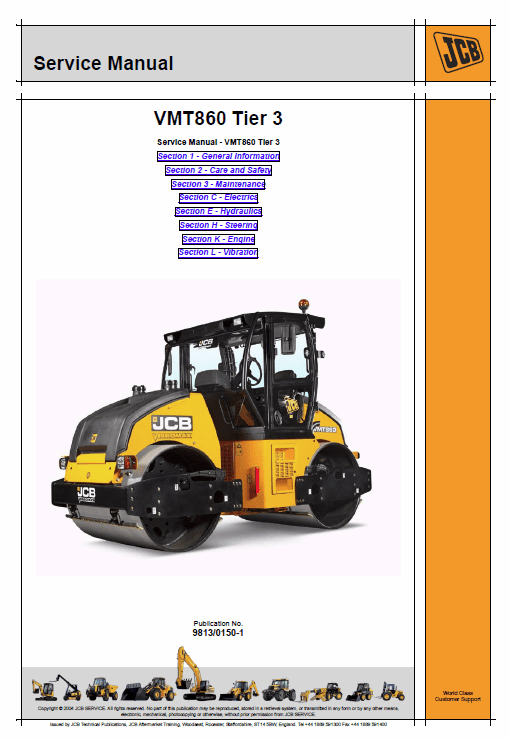 Jcb Vibromax Vmt860 Tier 3 Service Manual