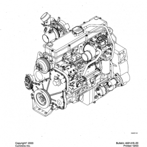 Cummins Isc, Qsc8.3, Isl And Qsl9 Engines Shop Service Manual