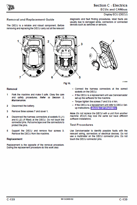 Jcb Js145w, Js160w, Js175w, Js20mh Tier 4 Wheeled Excavator Service Manual