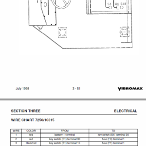 Jcb Vibromax 1103 Single Drum Roller Service Manual