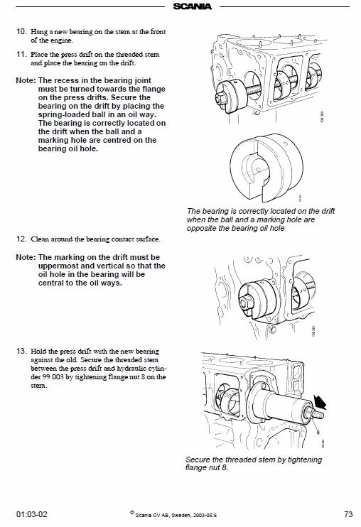 Scania Di, Dc12 12-litre Engine Workshop Service Manual