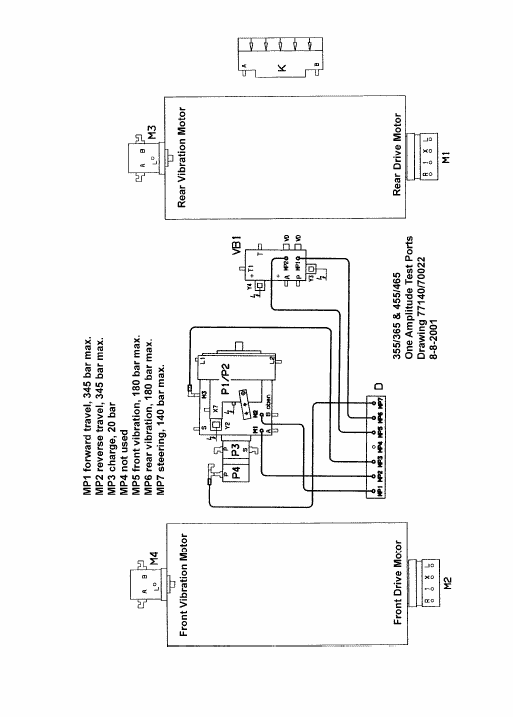 Jcb Vibromax 355, 365, 455, 465 Tandum Roller Service Manual