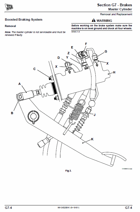 Jcb 527-58 Loadall Telescopic Handlers Service Manual