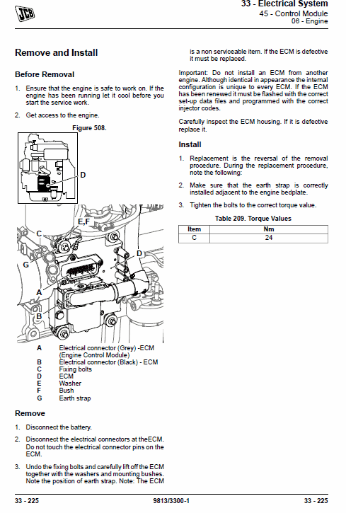 Jcb Vibromax Vm117, Vm137 Tier 3 Service Manual