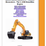 Jcb Js300, Js330, Js360, Js370 Excavator Tier 2 Diesel Engine Service Manual