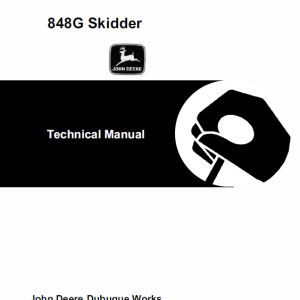 John Deere 848g Skidder Service Manual Tm-1898