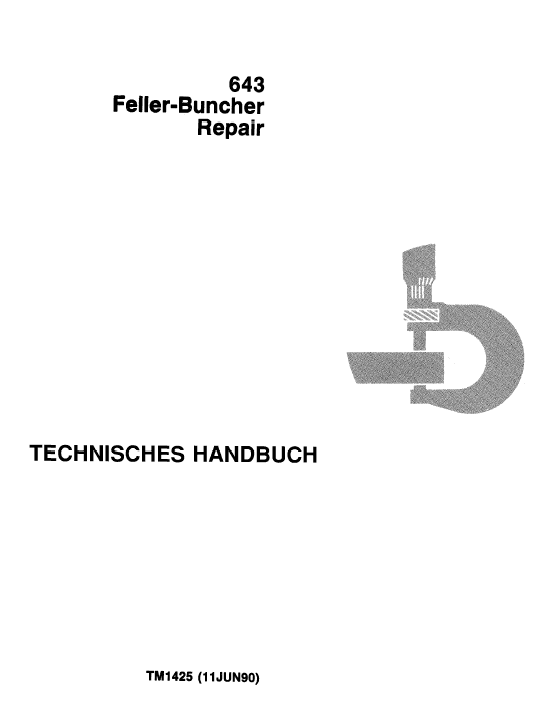 John Deere 643 Feller Buncher Service Manual
