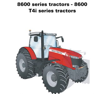 Massey Ferguson 8650, 8660, 8670, 8680, 8690 Tier 3 Tractor Service Manual