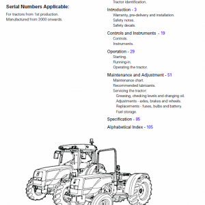 Massey Ferguson 3340, 3350, 3355 Tractor Service Manual