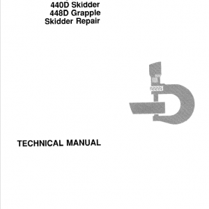 John Deere 340d, 440d, 448d Skidder Service Manual