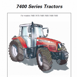 Massey Ferguson 7485, 7490, 7495, 7497, 7499 Tractor Service Manual