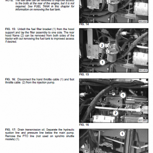 Massey Ferguson 1533, 1540, 1547, 1552, 1560 Tractors Service Workshop Manual