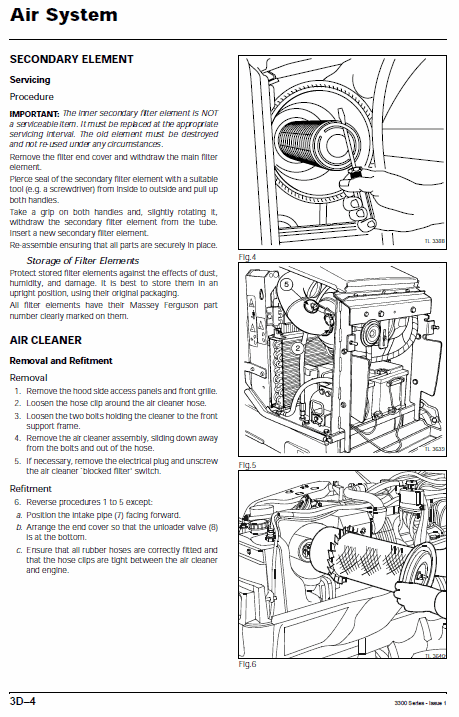 Massey Ferguson 3340, 3350, 3355 Tractor Service Manual