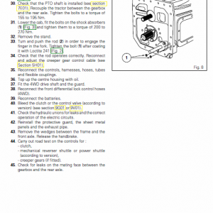 Massey Ferguson 6235, 6245, 6255, 6260 Tractor Service Manual