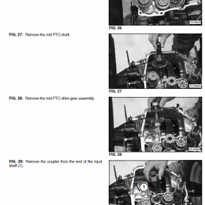 Massey Ferguson Gc2400, Gc2410, Gc2600, Gc2610 Tractors Service Workshop Manual